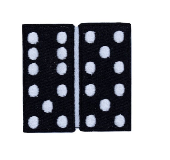 Dominoes Iron on Patch
