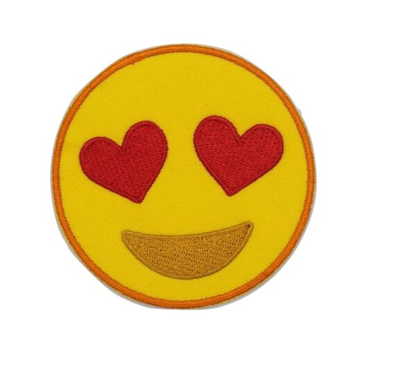 Heart Eyes Emoji Patch