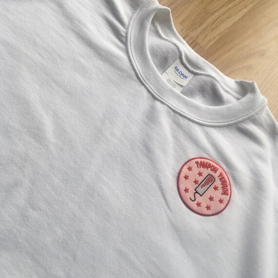 White Tampon Terror Sweatshirt