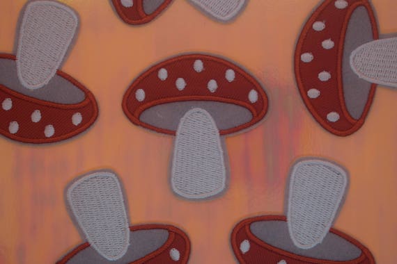 Toadstool Iron on Patch