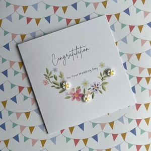 Carte de félicitations de mariage - Carte de joyeux mariage - Carte pour un mariage