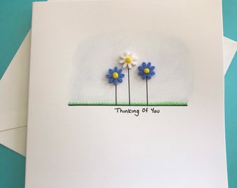 Thinking Of You Card - Sympathy Card - Get Well Soon - Friendship Card