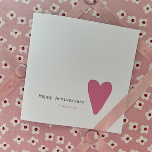 Carte d'anniversaire de mariage - carte de joyeux anniversaire - je fais toujours la carte - carte d'anniversaire de femme