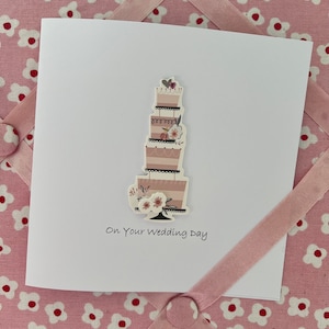 Carte Le jour de votre mariage - Carte le jour du mariage - Carte de mariage - Carte de jeune marié - Cartes pour les mariages