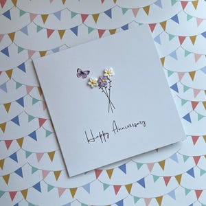 Tarjeta de aniversario de bodas - Tarjeta de feliz aniversario - Tarjeta de aniversario
