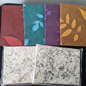Hand made Rice paper Notebook