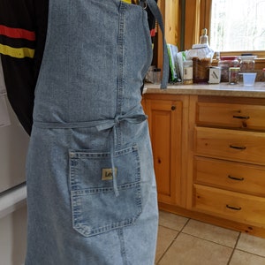 Up cycled Jean Apron for children - two sizes available