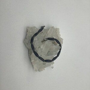 Obsidian bracelet handmade