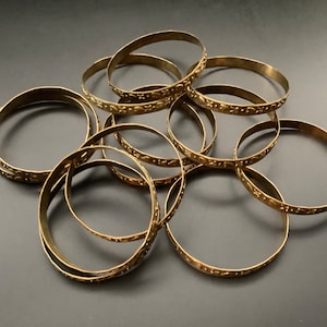 Brass bangles