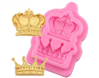 Details about  / 3D Crown Silicone Fondant Mold Cake Decorating Chocolate Baking Mould/_bl
