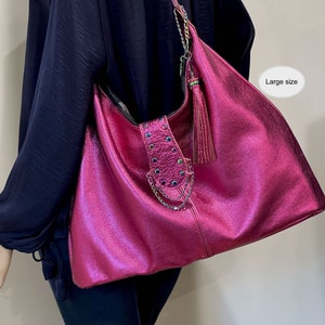 Premium PU Leather Plain Baby Pink Designer Ladies Hand Bag with