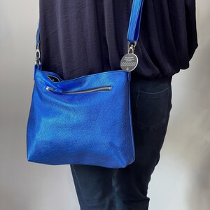 Cobalt blue cheap crossbody purse