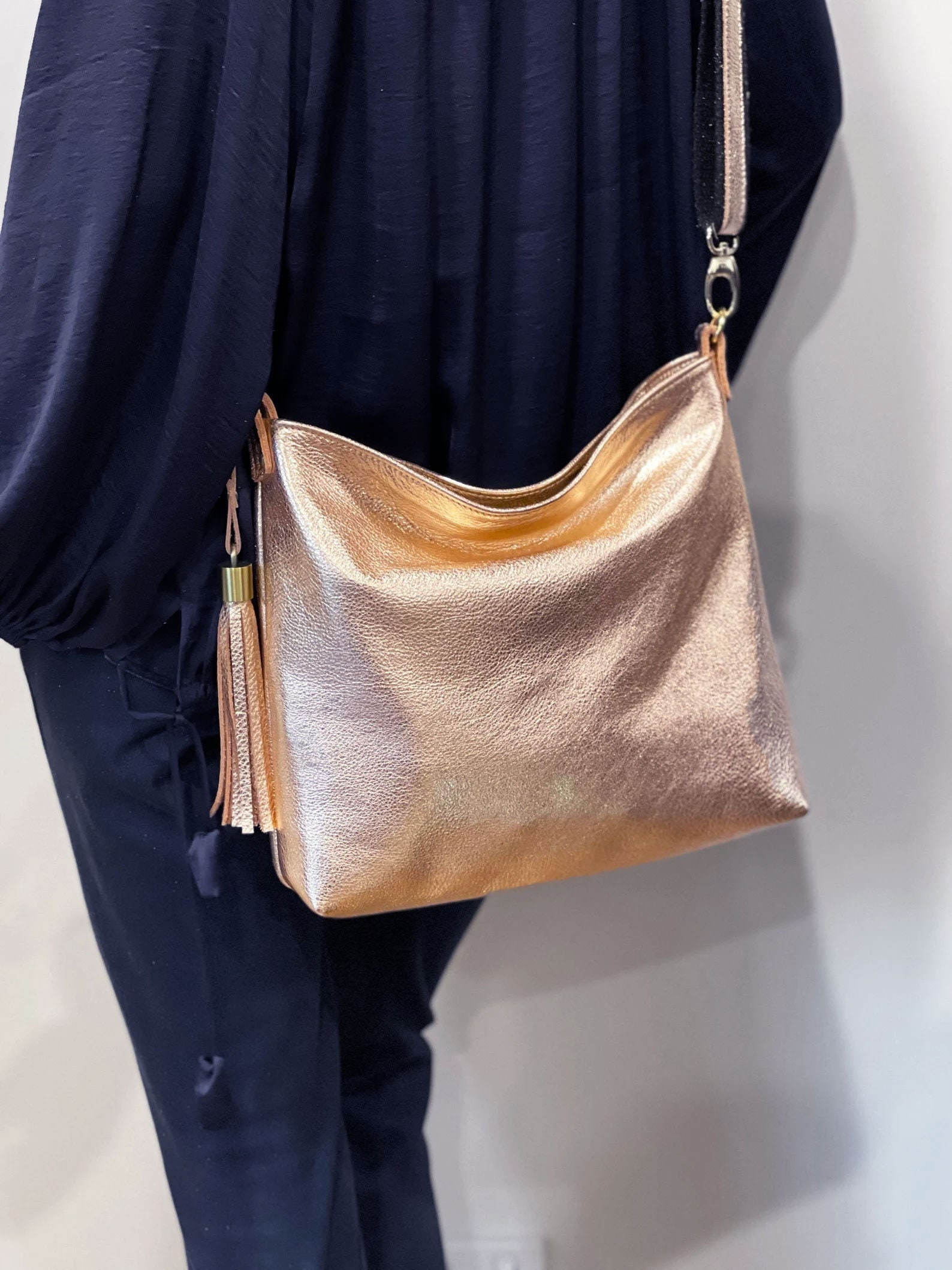  Mini Copper Purse Chain Shoulder Crossbody Strap Bag  Accessories Charm Decoration (Gold, 18'') : Clothing, Shoes & Jewelry