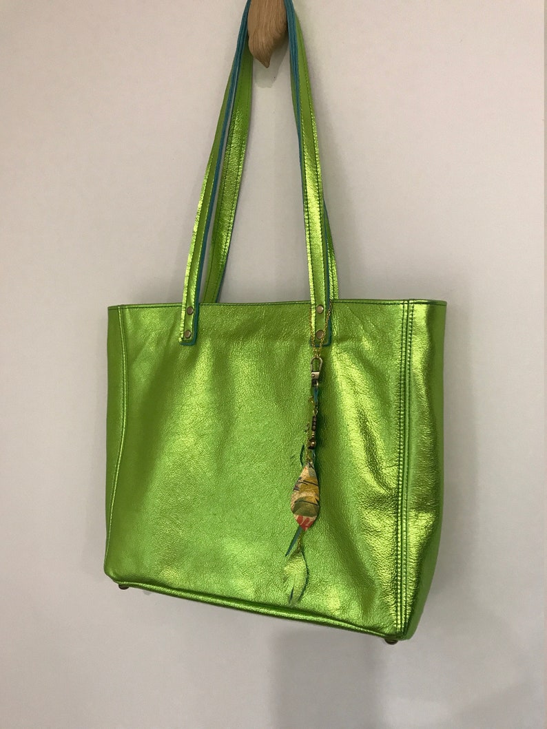 Lime Green Purse Near Mega