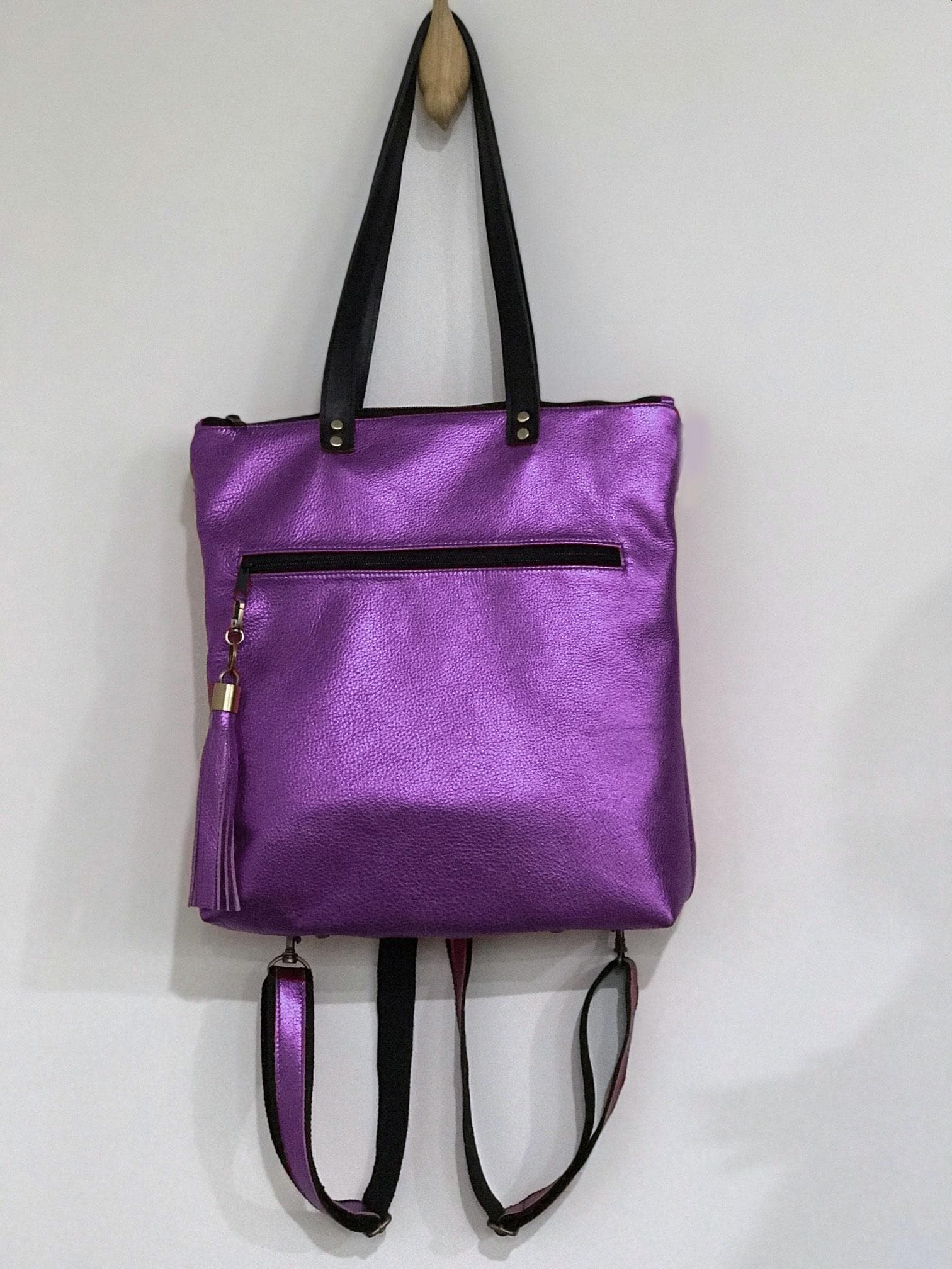 Rebecca Minkoff White Leather Oil Slick Rainbow Backpack Purse Handbag Rebecca Minkoff Julian white backpack - White|HH18EPBB251290 main image 2