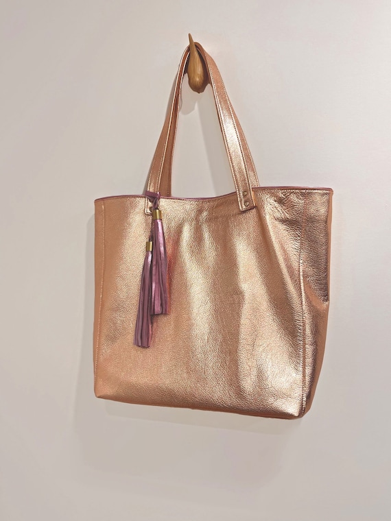 Metallic gold tote bag Outlet