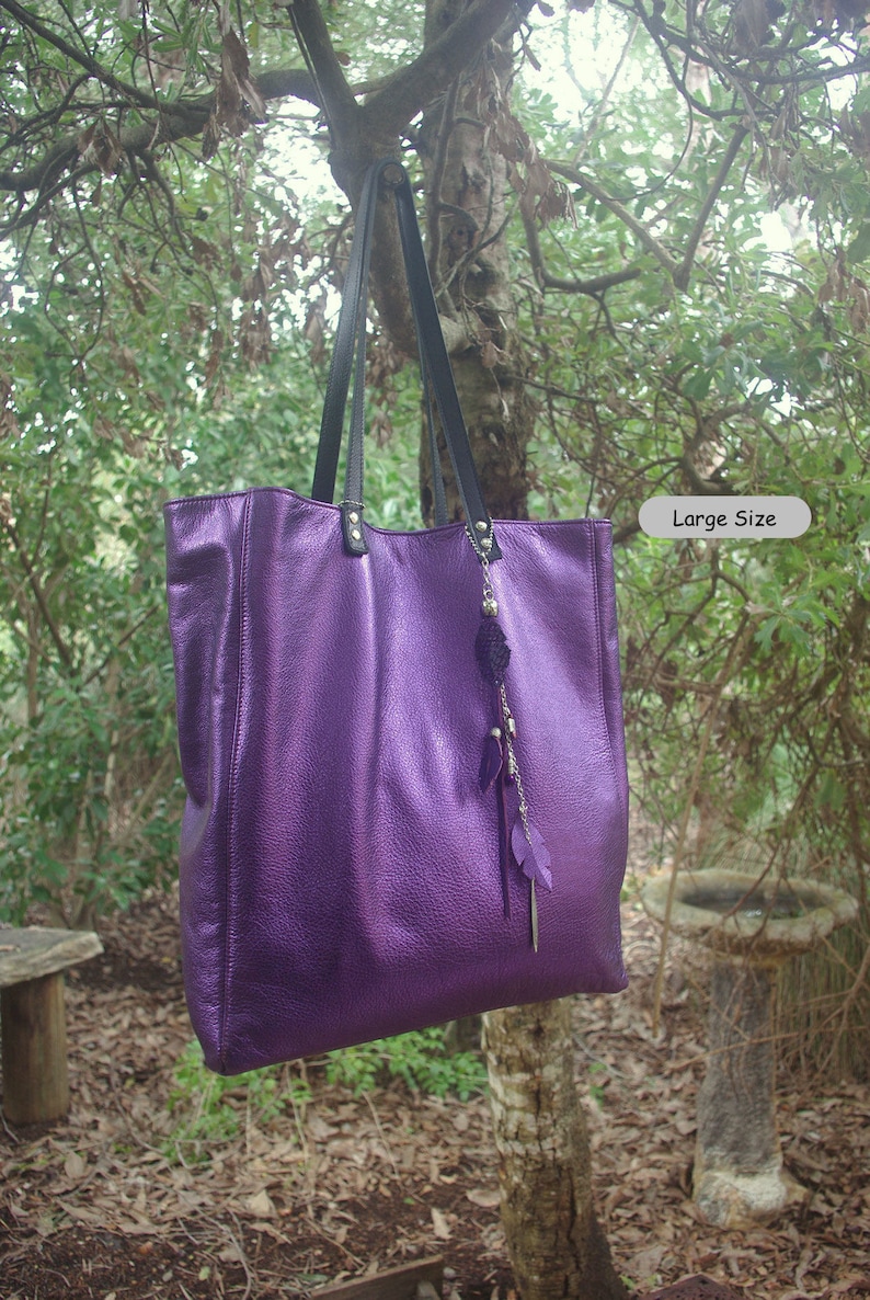 Lime Green Leather Tote Leather Zipper Pocket & Purse 2 Etsy Australia