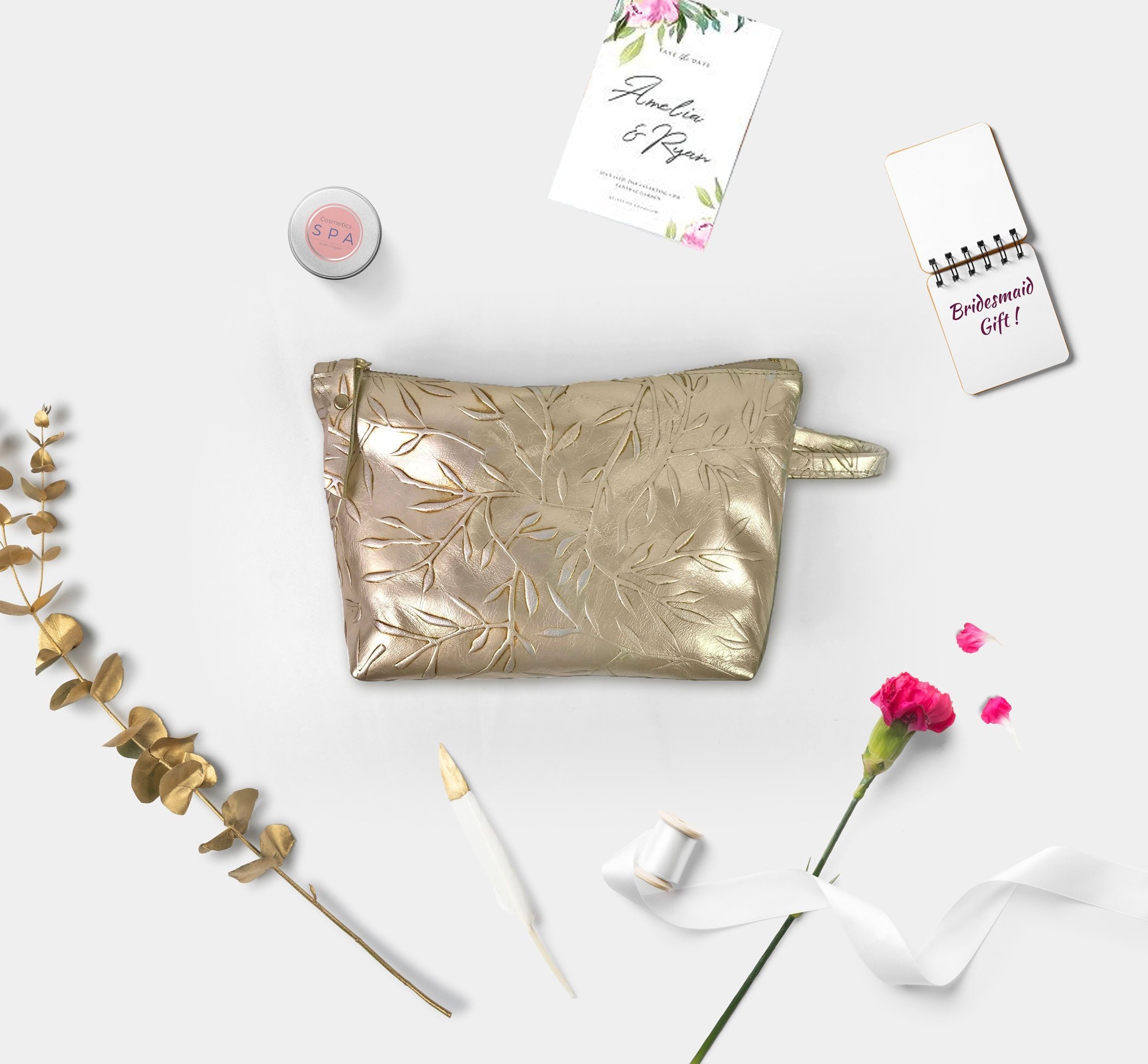 Makeup Purse Personalised Makeup Bag Bridesmaid Gift Teacher Gift