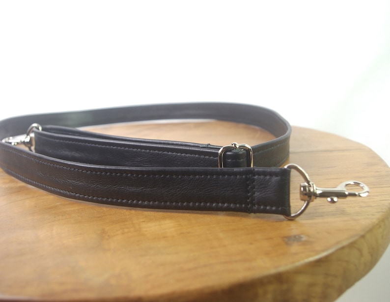 Black Leather Bag Strap Adjustable Bag Strap to 150cm/59 Etsy Australia