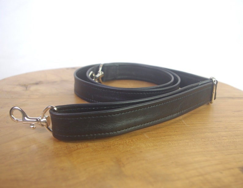 Black Leather Bag Strap Adjustable Bag Strap to 150cm/59 Etsy Australia