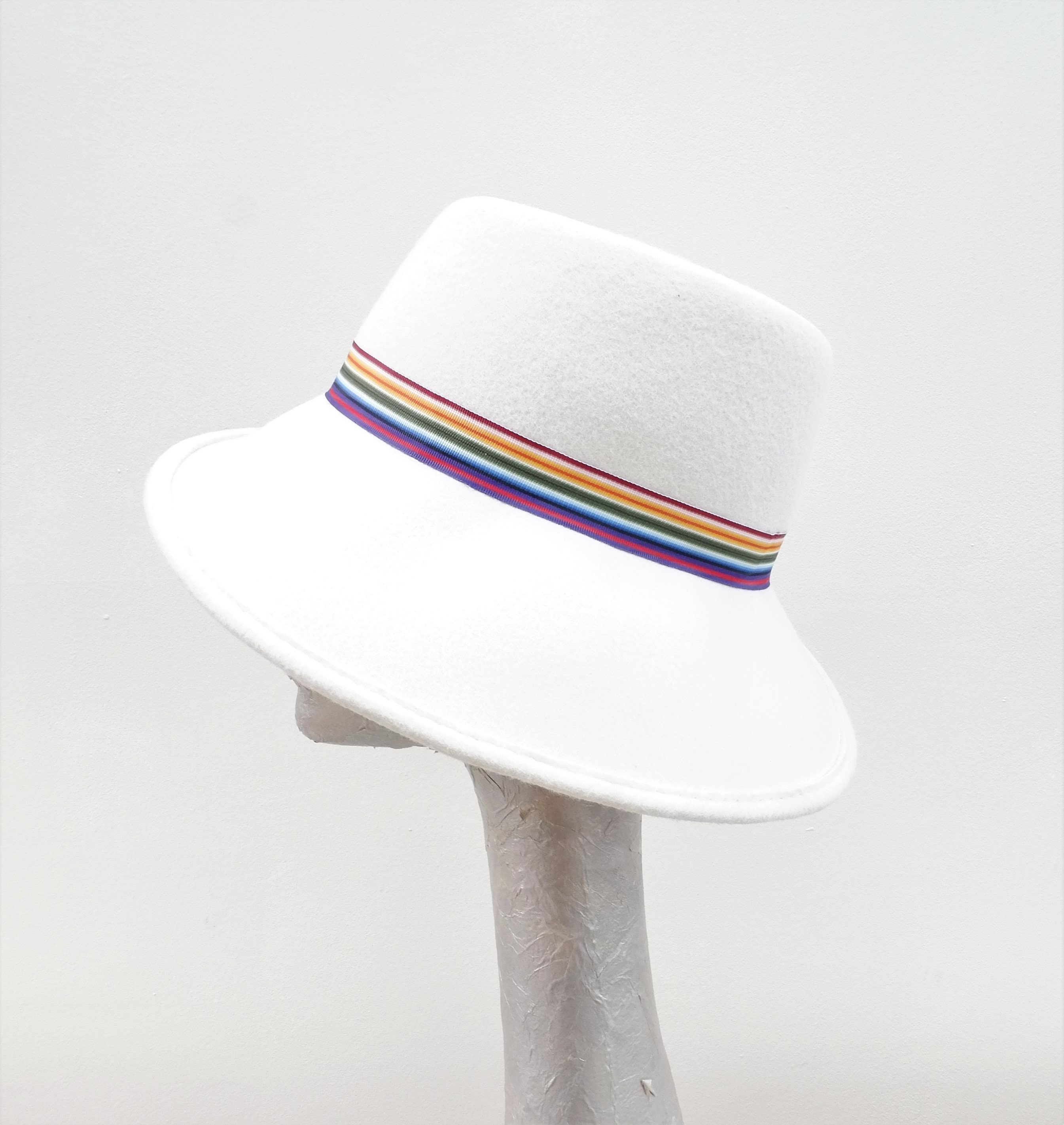 Corliss- Winter White Wool hat