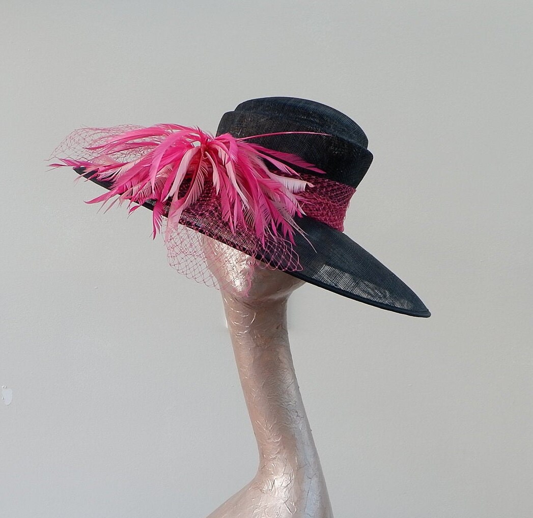 Black 3 Tone Pink Feature Hat Style Name Digby By Hats2go