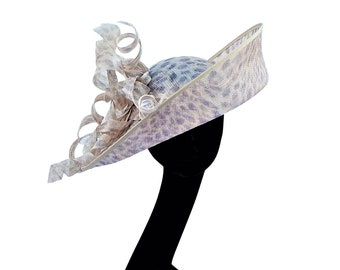 Abigail - Leopard Print Feature Hat By Hats2go