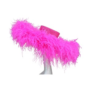 Feather Boa Cyclamen Costume Accessories Unisex main image 0