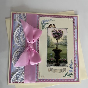 Rosier en forme de cœur de Holly Pond Hill, carte d’anniversaire