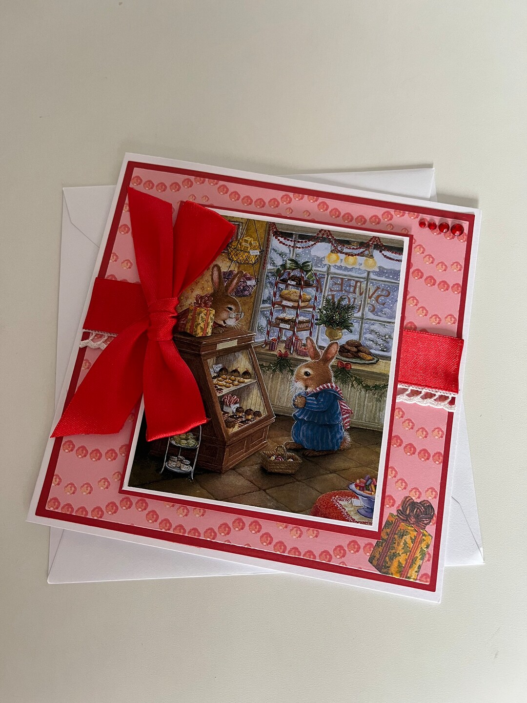 Very Sweet Holly Pond Hill Rabbit Card Etsy