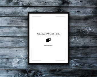 11x14 Frame Mockup Black Styled Photography Poster Mockup Old White Wooden Wall Background Framed Art Instant Download Frame Mockup 3d Wall Logo Mockup