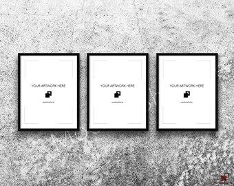 Download 11x14 Frame Mockup Black Set Of 3 Poster Mockup Old White Stone Wall Background Framed Art Instant Download Frame Mockup Free Downloads 555 Logo Mockups Yellowimages Mockups