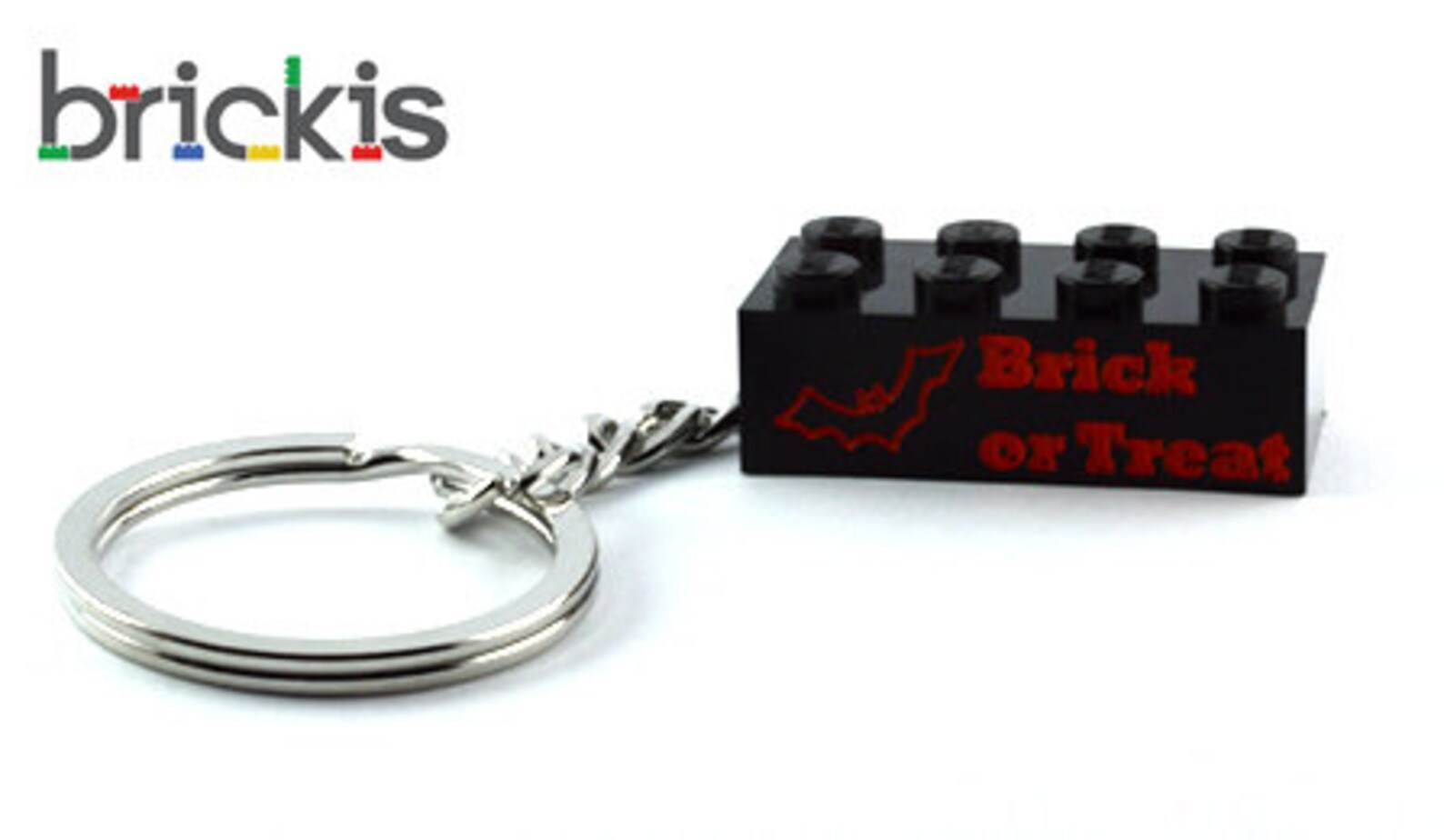 Personalized Made with LEGO® keychain BRICK or TREAD engraved Etsy