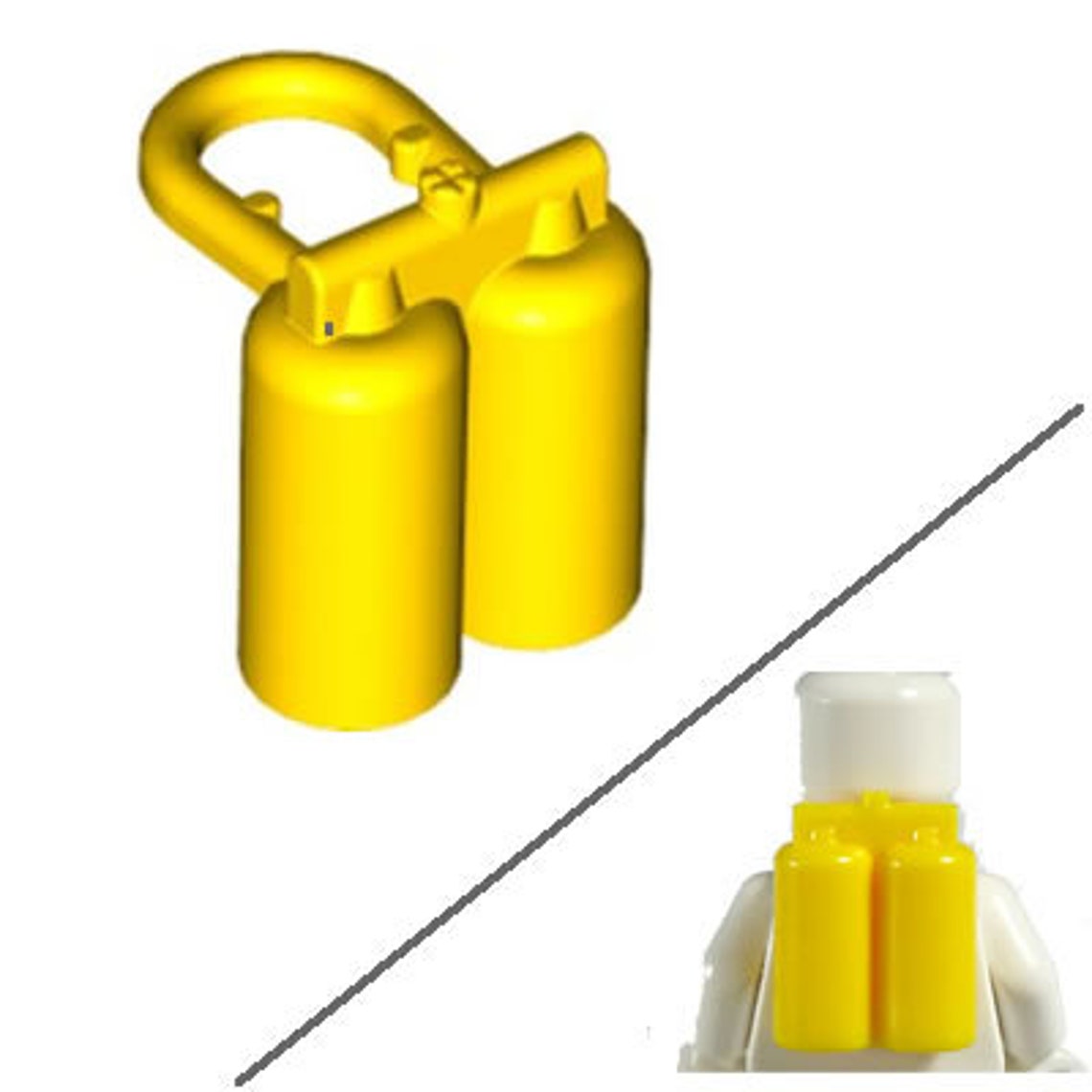 New LEGO® DIVE air tank for DIVERS 100 genuine Lego Etsy