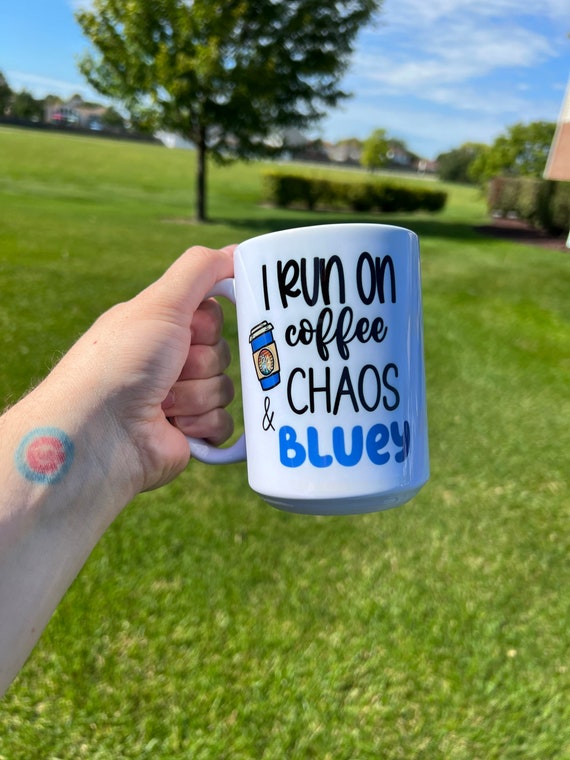 Bluey Inspired Coffee Mug, Mugs for Mom, Gifts for Her, Gifts for Him 