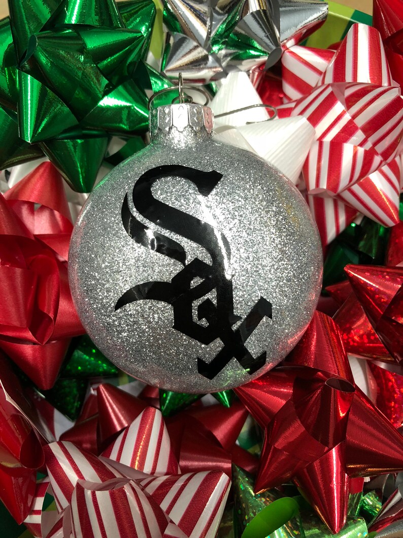 Chicago White sox Christmas ornament Etsy