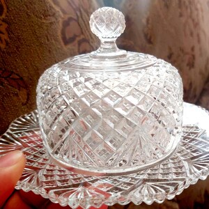Val St Lambert Milchkännchen Kaviarschale Kristallbecher für Kaviar Vintage Kristall Vintage Geschenkkollektion