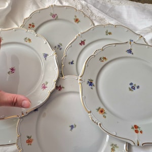 未来さん専用　Weimar Porzellan ワイマール 花柄皿 3枚セット Weimar Porzellan ワイマール 花柄皿 3枚セット