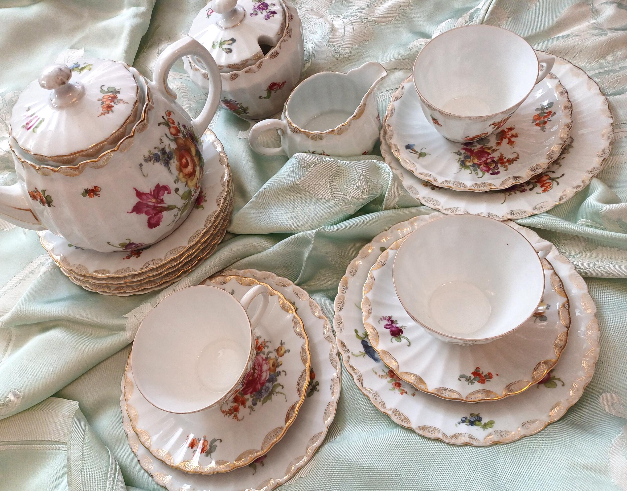 Plat a tarte porcelaine - France