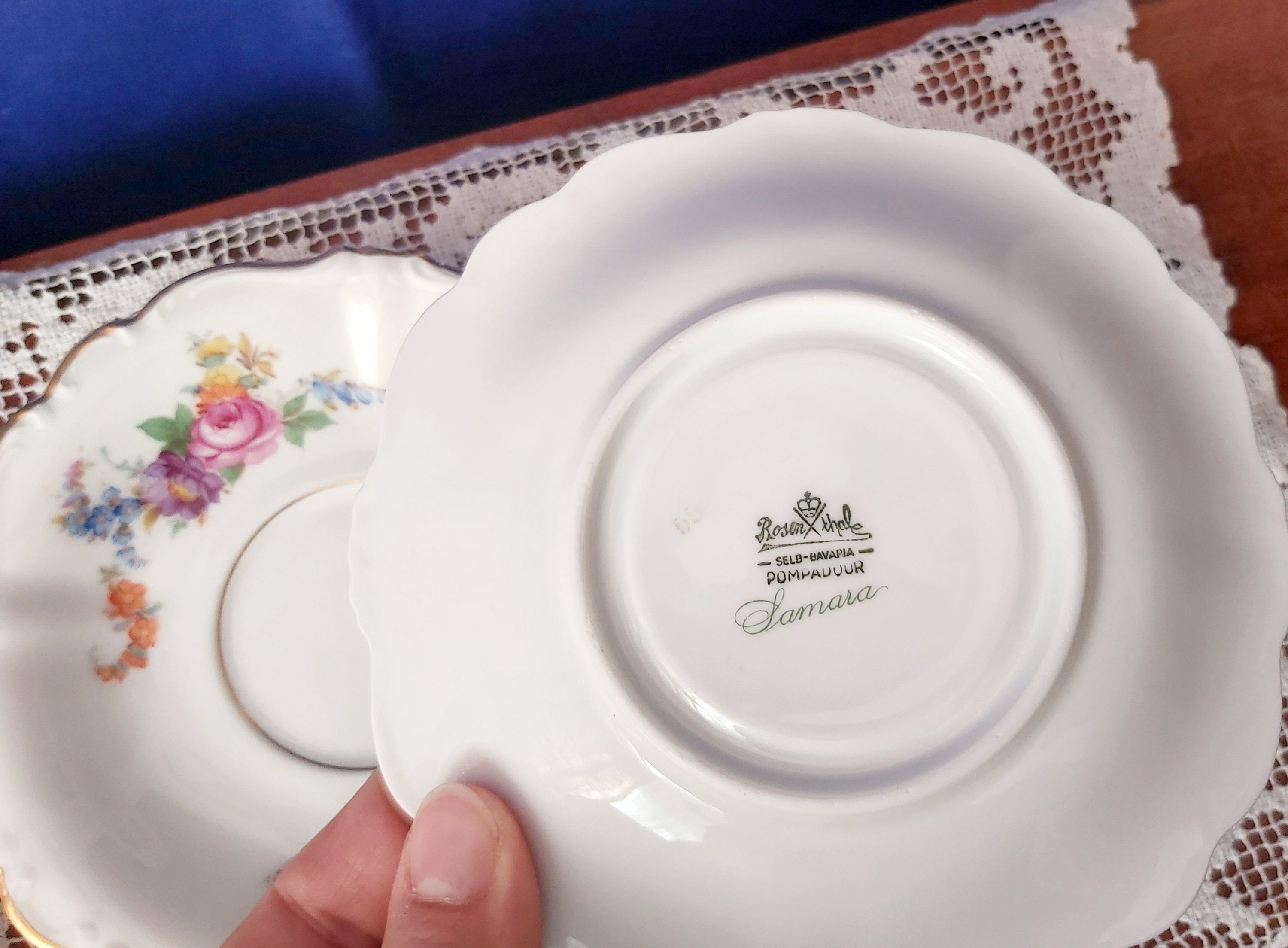 希少品　ドイツ製　ローゼンタール 　ポンパドール　SELB-GERMANY Rosenthal Selb-Germany POMPADOUR 1930s Made in Germany