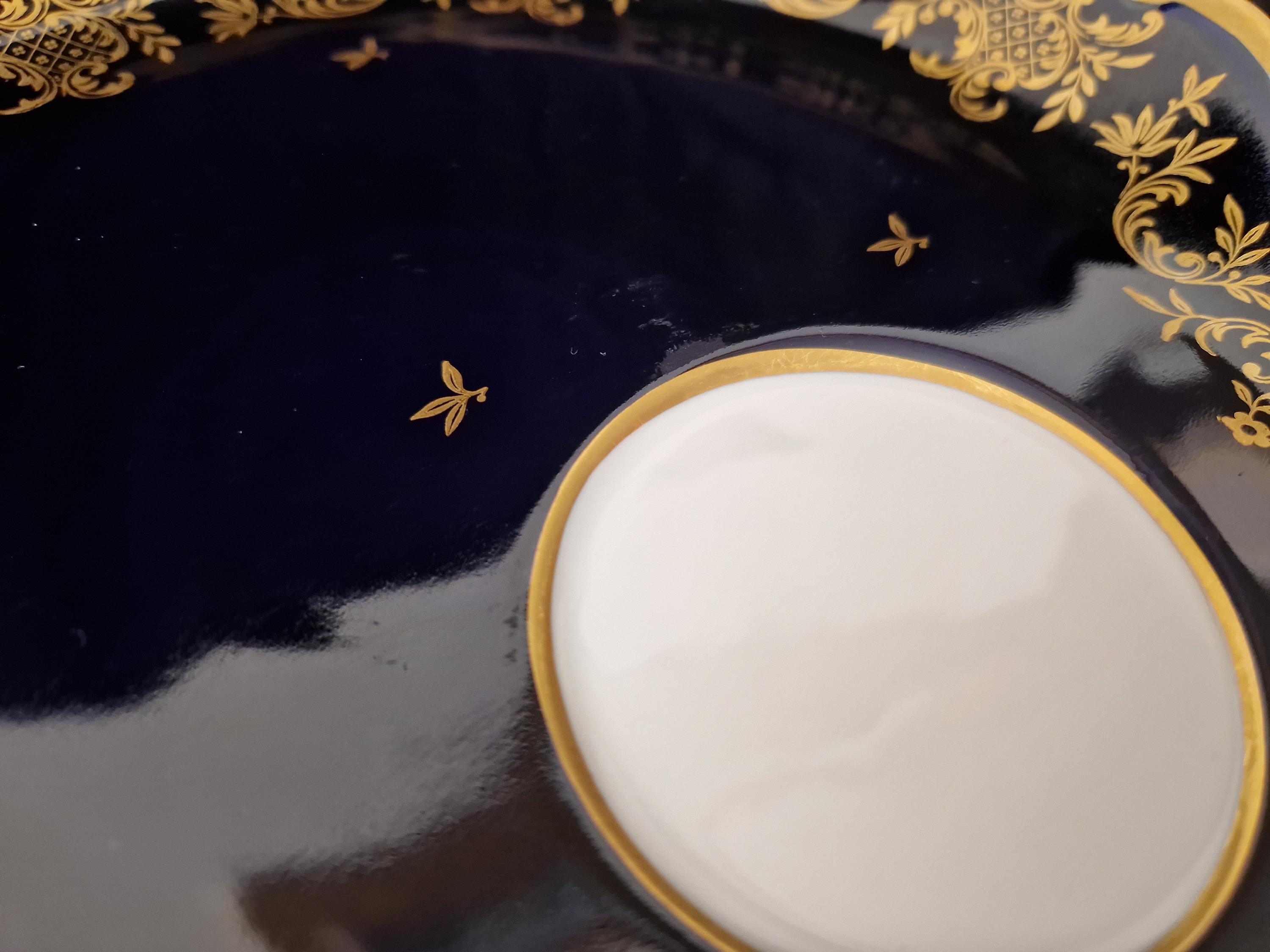 Weimar Porcelain アンティーク皿 Weimar Germany Porcelain Cup and Plate Antigue Vintage Plate