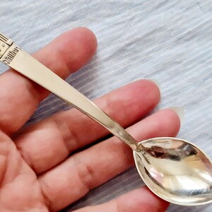 Små teskedar Silver 925 antik present 1 st. vintage skedar Sovjetunionen Tallinn