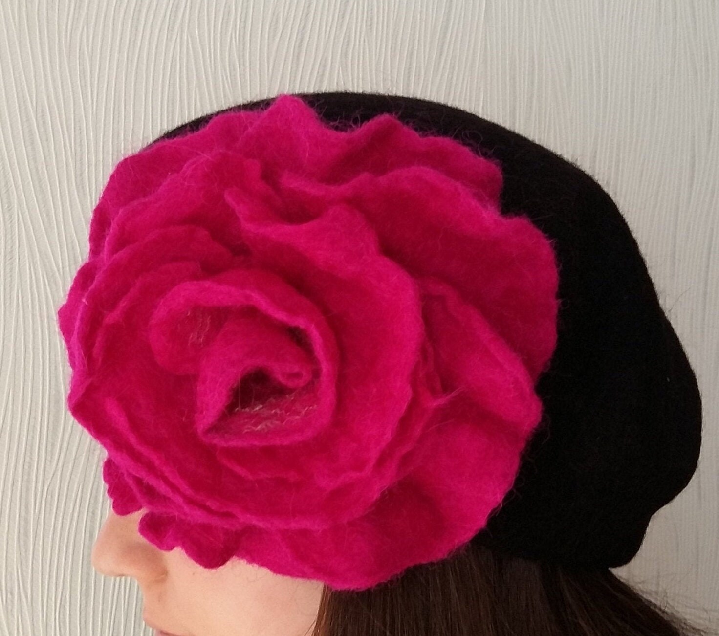 Felt Hat Felt Beret Wool Felt Women Hat 