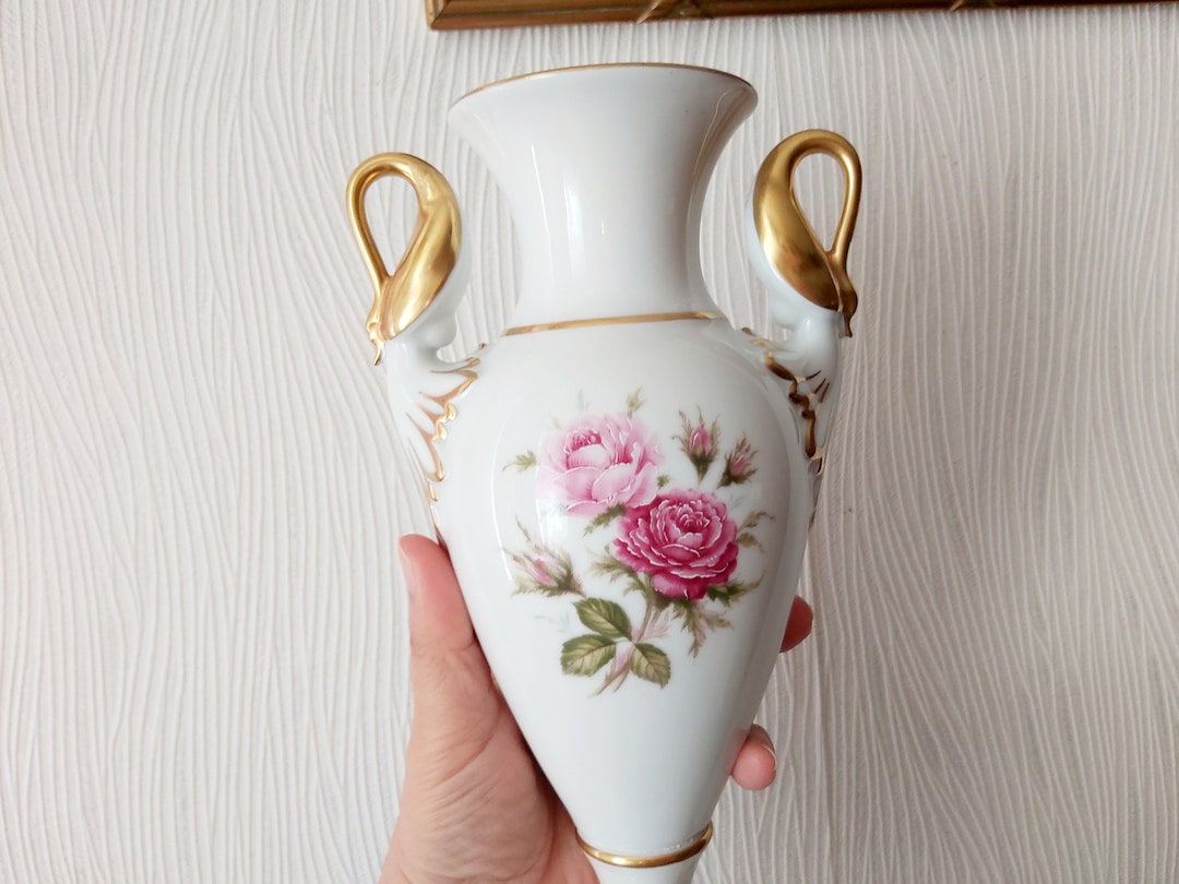 Kaiser Vase Vintage Porcelain Vintage Gift Germany Porcelain Flower