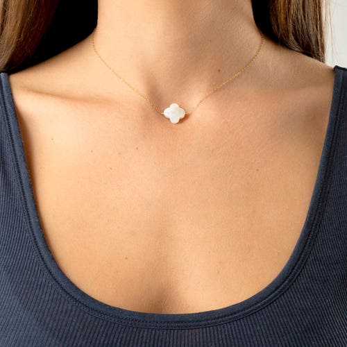 Four Leaf Clover Necklace/clover Shell 