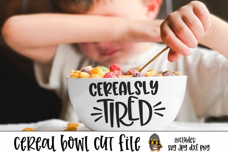Cereal Bowl SVG Bundle Cereal Bowl Puns SVG Svg Cut Files Etsy