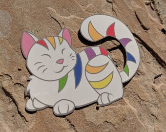 Rainbow Pride Cat Stickers!