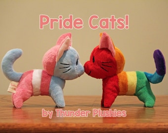 LGBT PRIDE Cats! Custom flag colors also available!