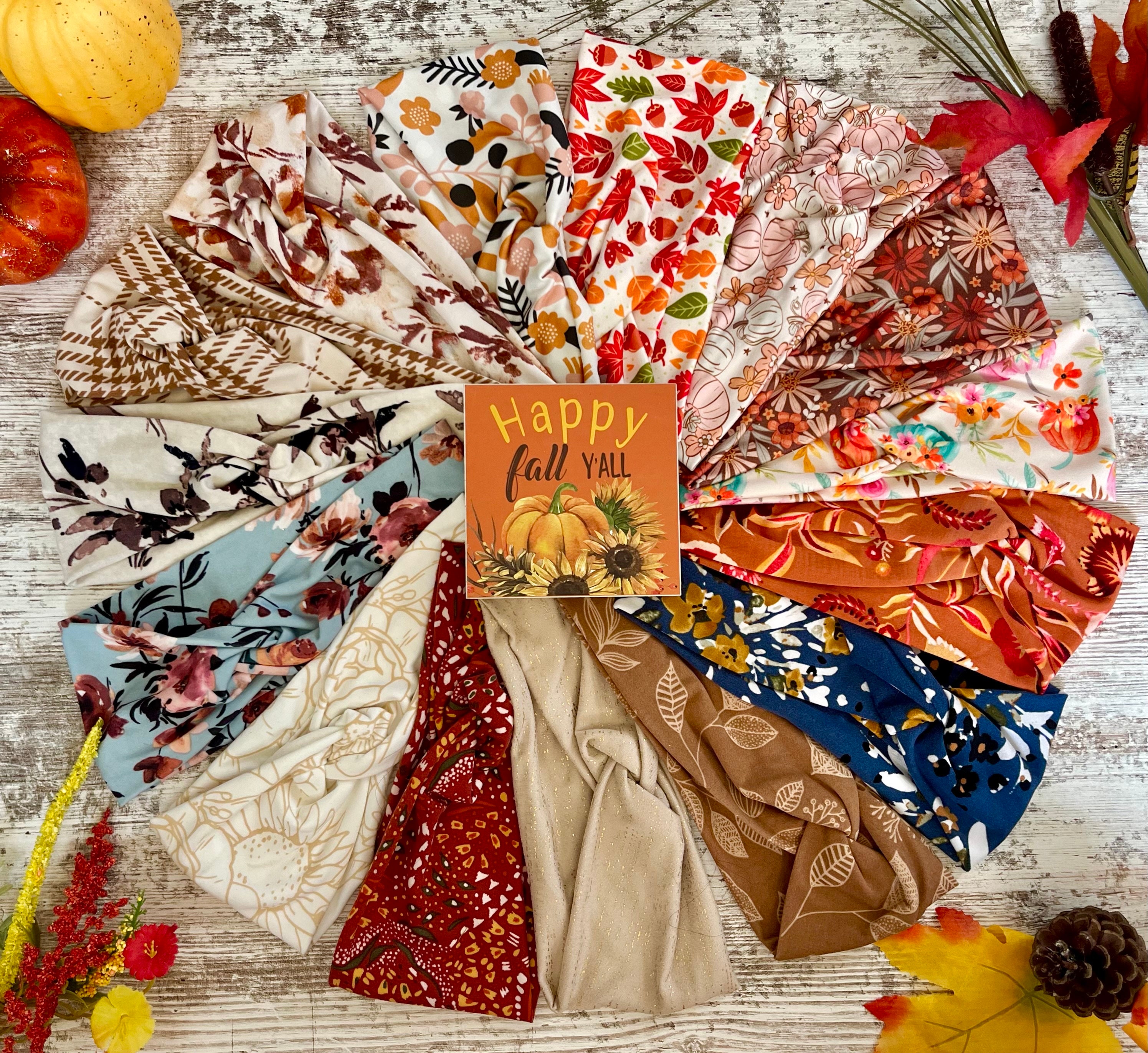 Headbands for women floral rust autumn headband Women's -  Portugal