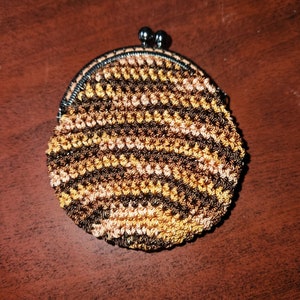 Brown/Gold Coin Purse